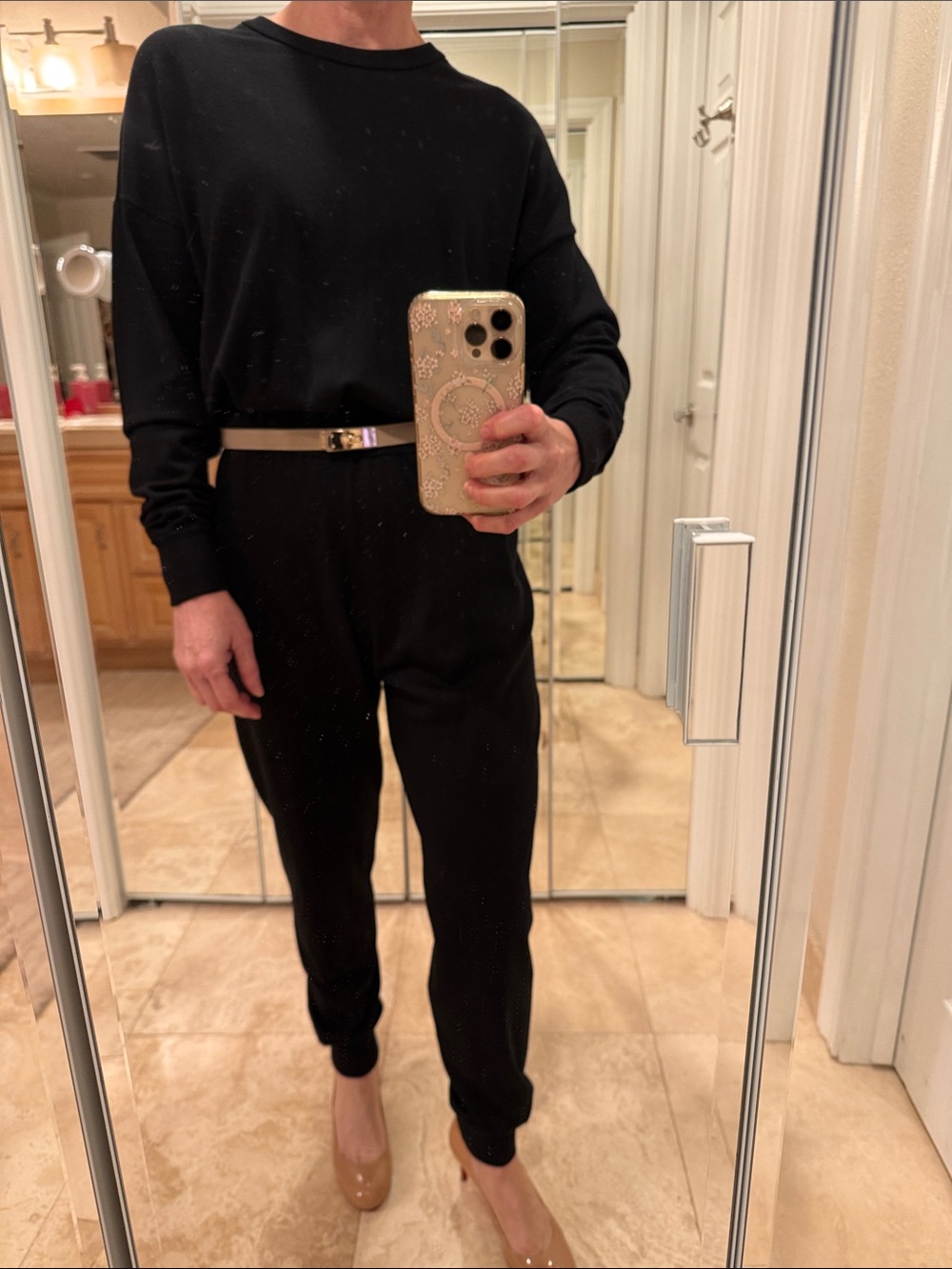 Alice + Olivia Nikita wool blend jumpsuit
